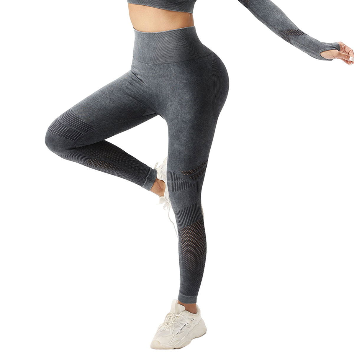 Seamless High Waisted Hollow Out Yoga Pants Peach Lift Fitness Leggings for Comfort Breathability and Support in Your Workout