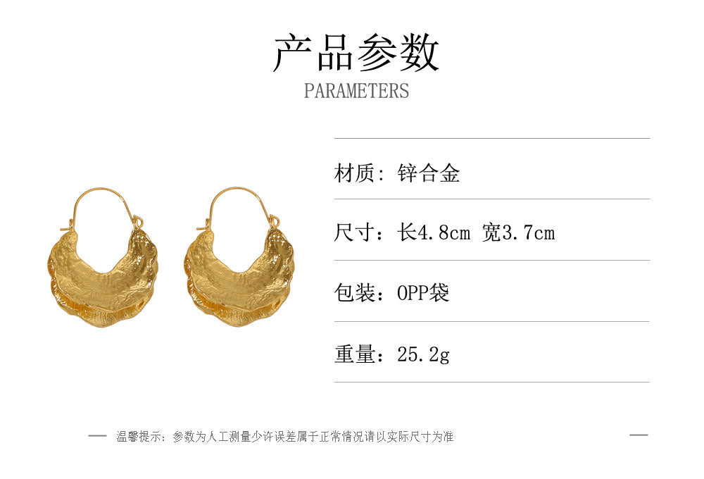 Elegant Vintage-Inspired Gold Earrings for a Chic, Luxurious Style – Perfect for Casual and Dressy Occasions