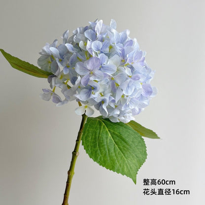 Elegant Simulated Hydrangea Bouquet - Luxurious Artificial Flower Arrangement for Living Room, Entryway, and Dining Table Décor - Sophisticated and Beautiful Home Accent