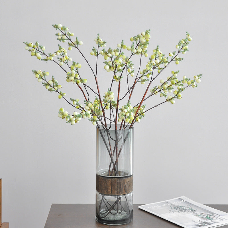 Realistic Faux Fig Tree with Berries - 6-Branch Artificial Home Decor for Stunning Plant Decorations - Perfect for Living Room and Office Aesthetics