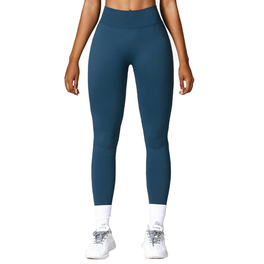 High Waisted Seamless Yoga Pants for Women Butt Lifting Slimming and Sculpting Workout Leggings for Running and Fitness