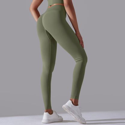 Seamless High Waisted Control Pants for Women Sculpting Peach Butt Leggings for Yoga Fitness and Everyday Wear