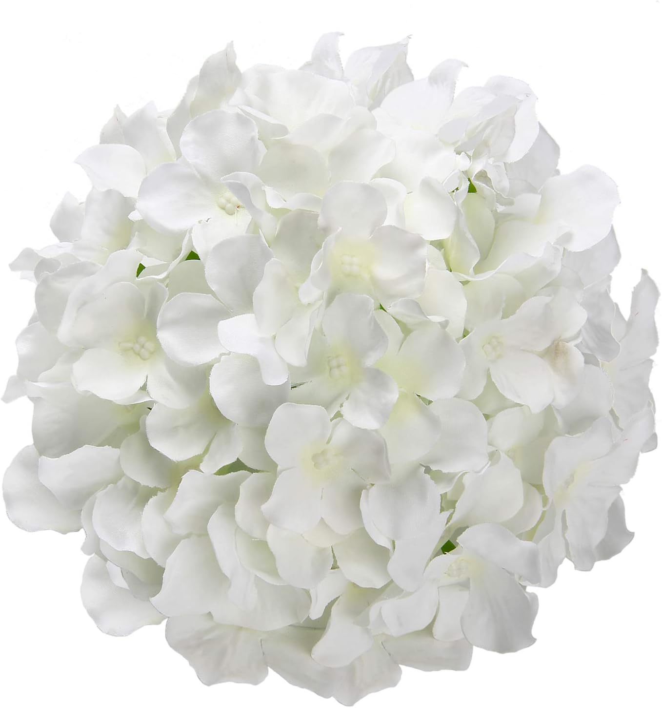 Hydrangea Flower Head - Realistic Artificial Flower with Lifelike Texture for Elegant Wedding Decorations and Stylish Centerpieces for Your Living Room and Dining Table