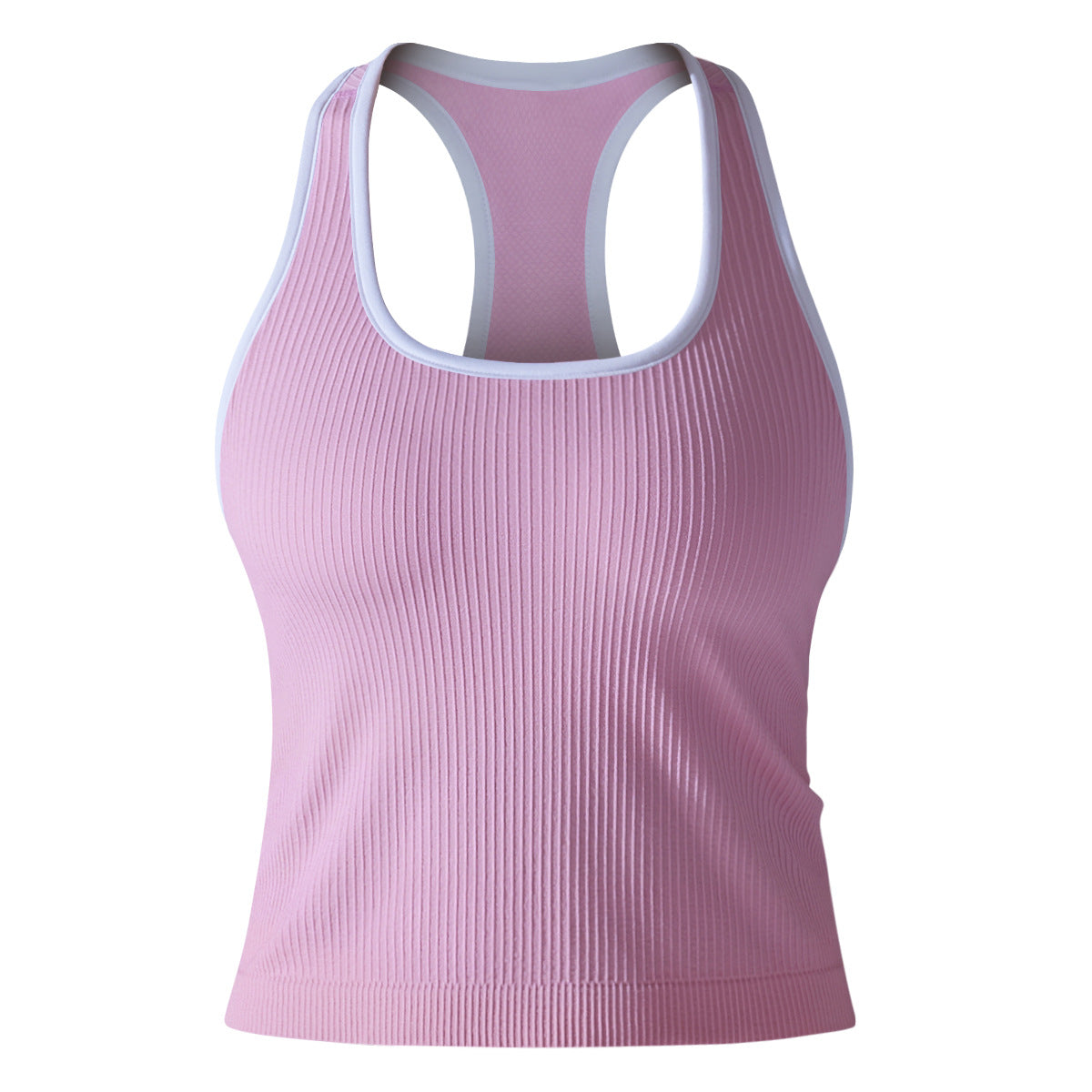 High Performance Seamless Sports Bra and Tank Top Combination for Intense Running Yoga and Gym Workouts with Flexibility and Support