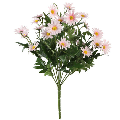 9-Piece Korean Style Faux Daisy Bouquet – Realistic Wild Daisy Home Decor for Living Room & Office Decoration