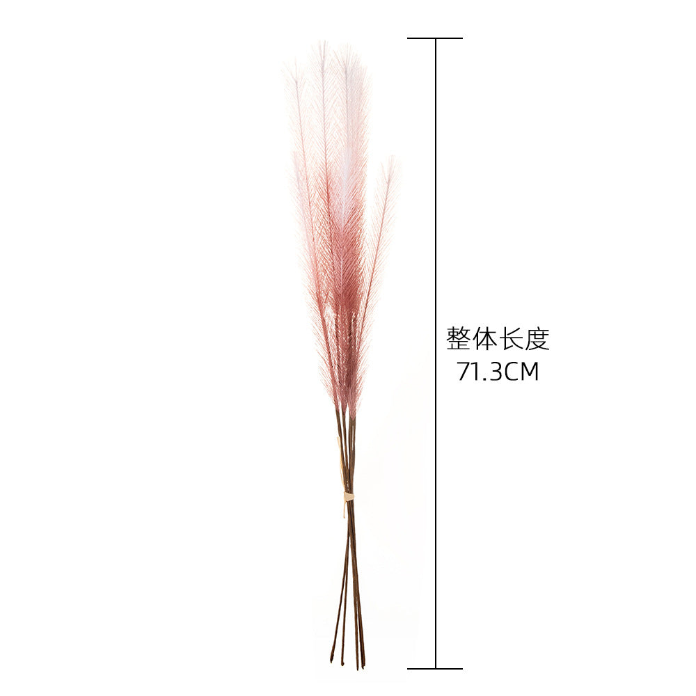 Stunning Faux Pampas Grass Decor - Elegant Ins Style Artificial Flowers for Home and Wedding Decoration | MW09926