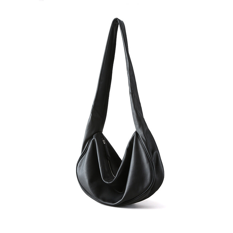 Women's Genuine Leather Crossbody Bag Spring Fashion Trend in High Quality Grain Cowhide for Daily Use and Night Out