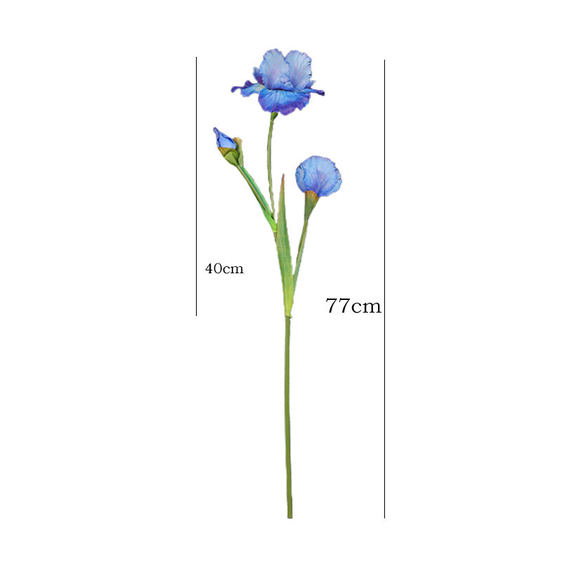 Realistic Artificial Iris Flowers for Weddings and Celebrations - Perfect Home Decor, Bouquet Arrangements, and Photography Props