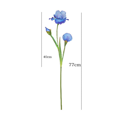 Realistic Artificial Iris Flowers for Weddings and Celebrations - Perfect Home Decor, Bouquet Arrangements, and Photography Props