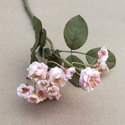 Short Stem 2-Prong Miniature Faux Roses - Realistic Artificial Flowers for Home, Weddings, and Photography Backdrops – Perfect Decoration for Any Occasion