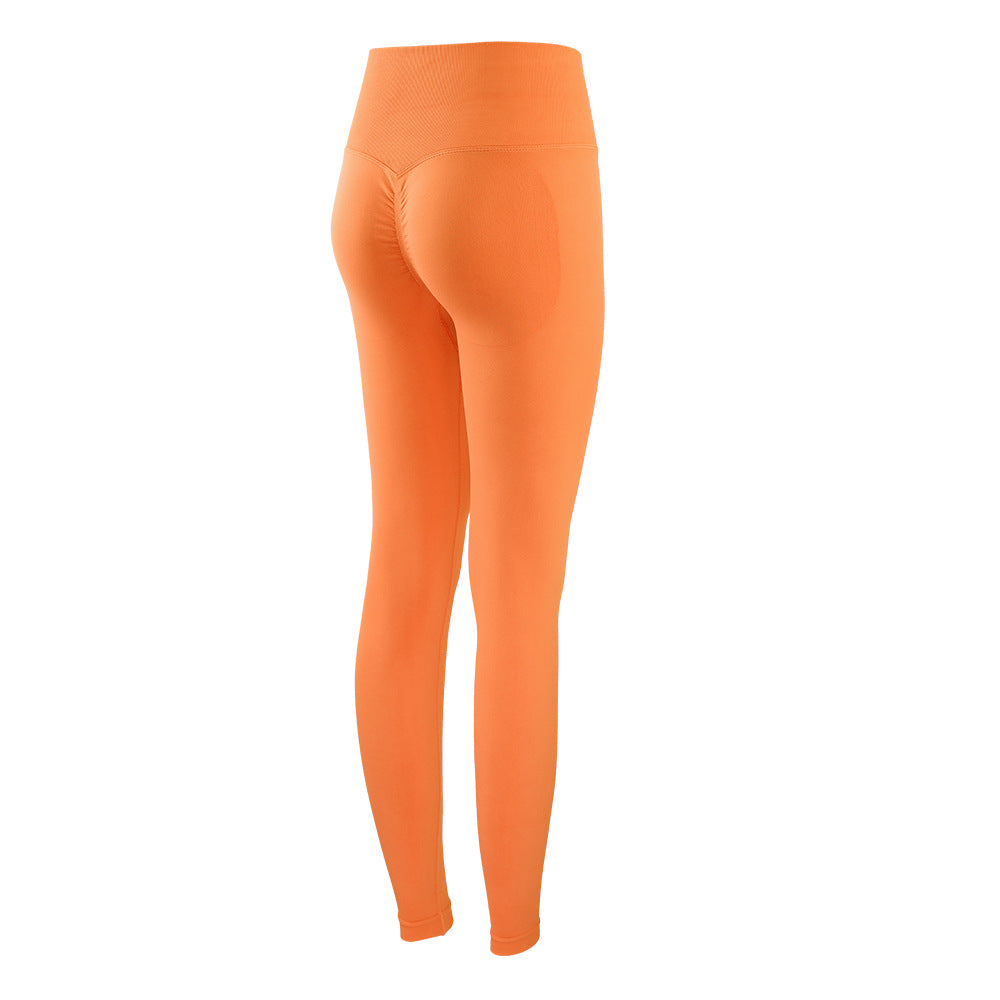 High Waisted Mocha Peach Leggings for Women Breathable and Stretchy Lycra Yoga Pants for Fitness and Everyday Wear