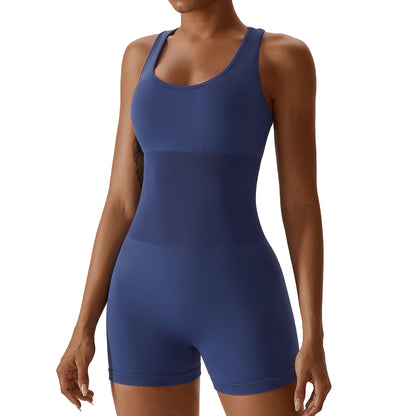 Seamless women s yoga bodysuit with tummy control and Comfortable Fitness Wear for Enhanced Back Support and Flexibility