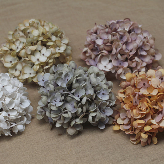 18cm Hydrangea Flower Head - DIY Handmade Floral Accessories for Weddings, Events, and Vintage Decor | Perfect for Backdrops, Flower Walls, and Elegant Arrangements