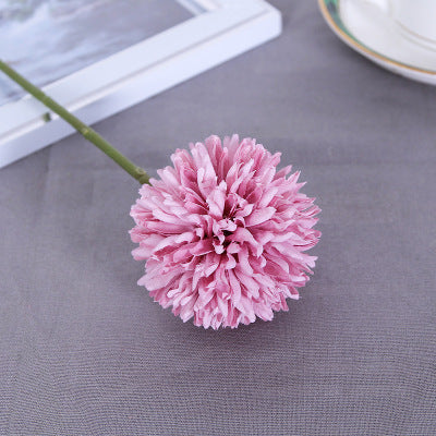 Realistic Single-Head Dandelion Ball Flower—Charming Faux Flower Pot for Weddings and Home Decor, Perfect for Unique Floral Arrangements