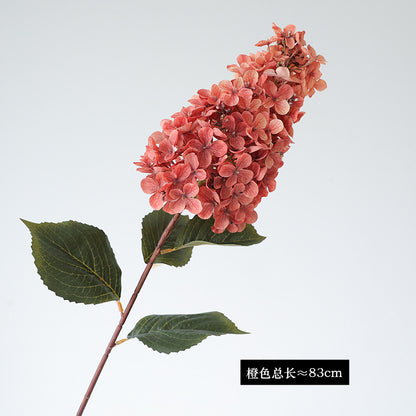 Realistic Faux Hydrangea Flower with High Branch for Hotel Decorations and Wedding Arrangements – Beautiful Artificial Buddha Pagoda Design