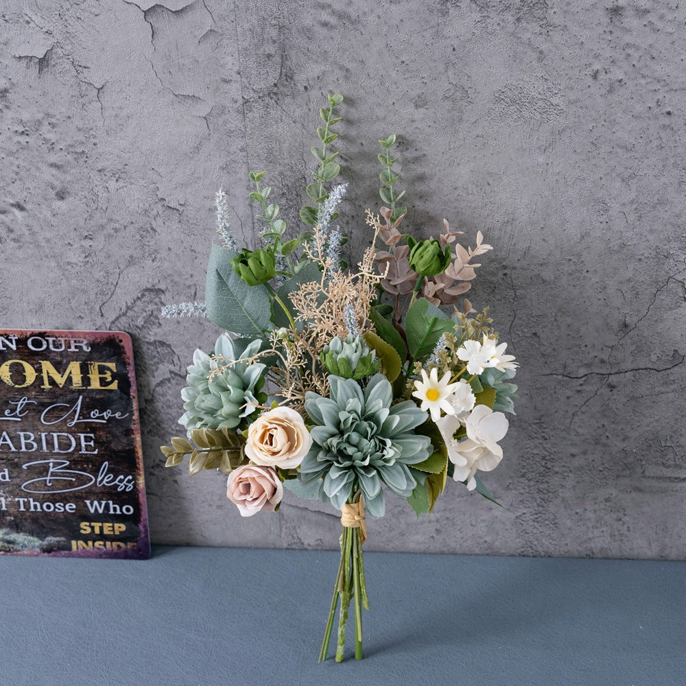 Stunning Faux Floral Bouquet & Wall Decor - Elegant Home Design for Weddings and Celebrations | CF01447