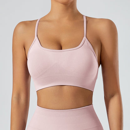 Seamless Yoga Sports Bra for Women Versatile Quick Dry Activewear with Beautiful Back Design for Comfort and Performance