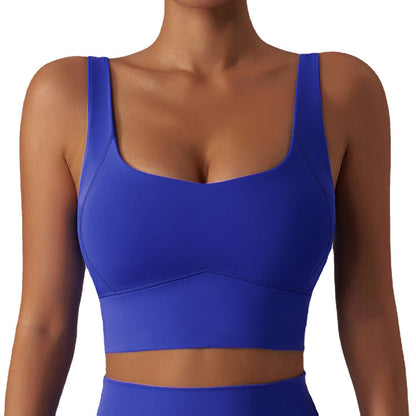 Breathable Cloud Like High Intensity Running Sports Bra for Quick Dry Yoga Supportive Shock Absorbing Women s Fitness Tank Top