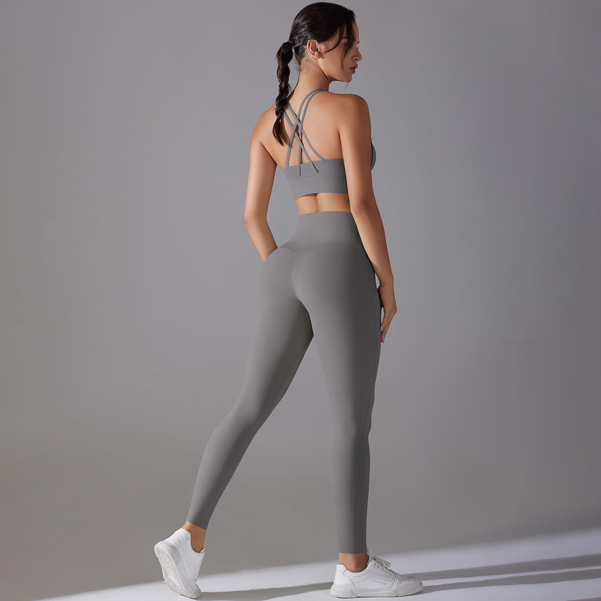 High Waisted Butt Lifting Leggings with Built In Underwear for a Seamless Fit for Running Yoga and Gym Workouts