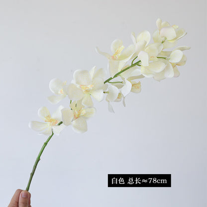 Durable Plastic Orchid Artificial Flowers - Stunning Spider Orchid Imitation Bouquet for Living Room and Dining Table Decoration