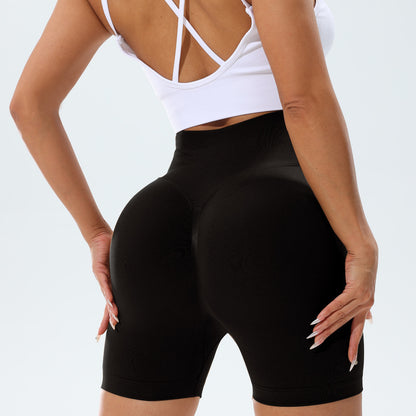 Seamless High Waisted Peach Butt Yoga Shorts for Women for Fitness Outdoor Sports and Cycling with No Embarrassing Lines