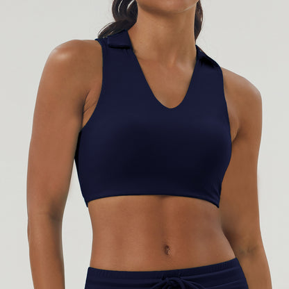 and Supportive Yoga Sports Bra with Removable Pads for Running Fitness and Outdoor Activities