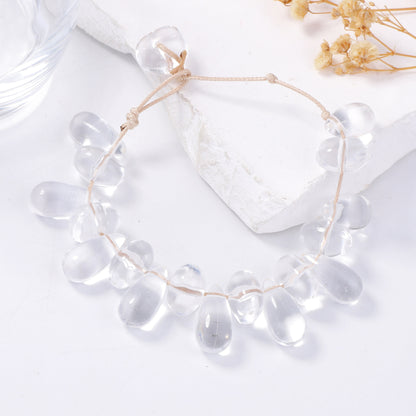 Chic Bohemian-Inspired Irregular Geometric Water Drop Clavicle Chain Bracelet for Women – Elevate Your Style with Unique Minimalism and Elegant Luxury