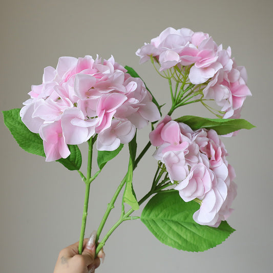 Quality Soft Touch Hydrangea Stem - Elegant Faux Flower for Home Decor, Living Room, and Wedding Decorations