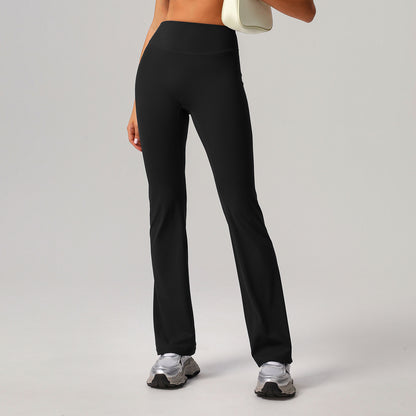 High Waisted Women's Yoga Pants Stretchy Flared Workout Leggings for Peach Butt for Fitness Everyday Wear