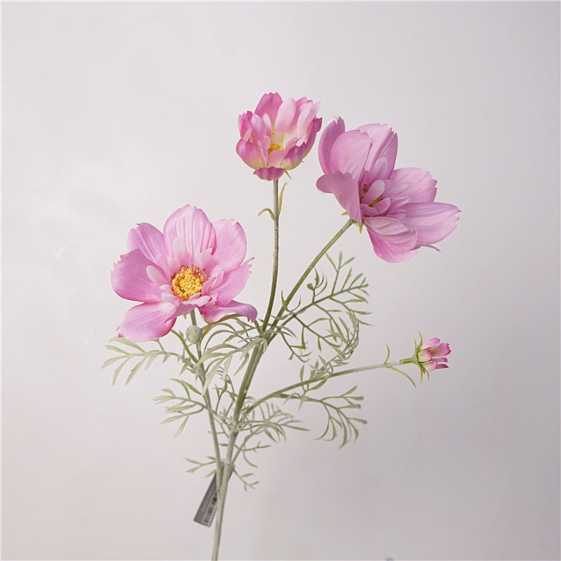 Charming Rustic Simulated Large Cosmos Flower - Perfect for Home Decor, Photography Props, and Floral Arrangements