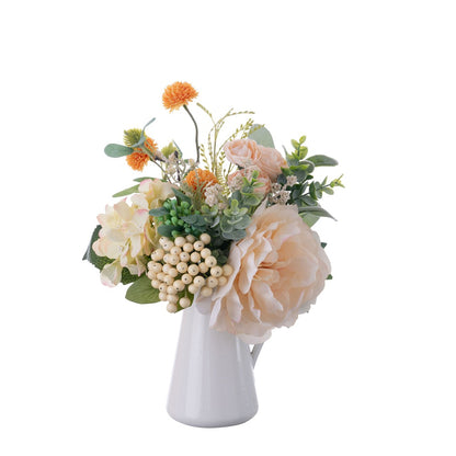 Elegant Artificial Flower Bouquet for Home Decor - Perfect for Weddings and Events - Wall Hanging Decoration - CF01494