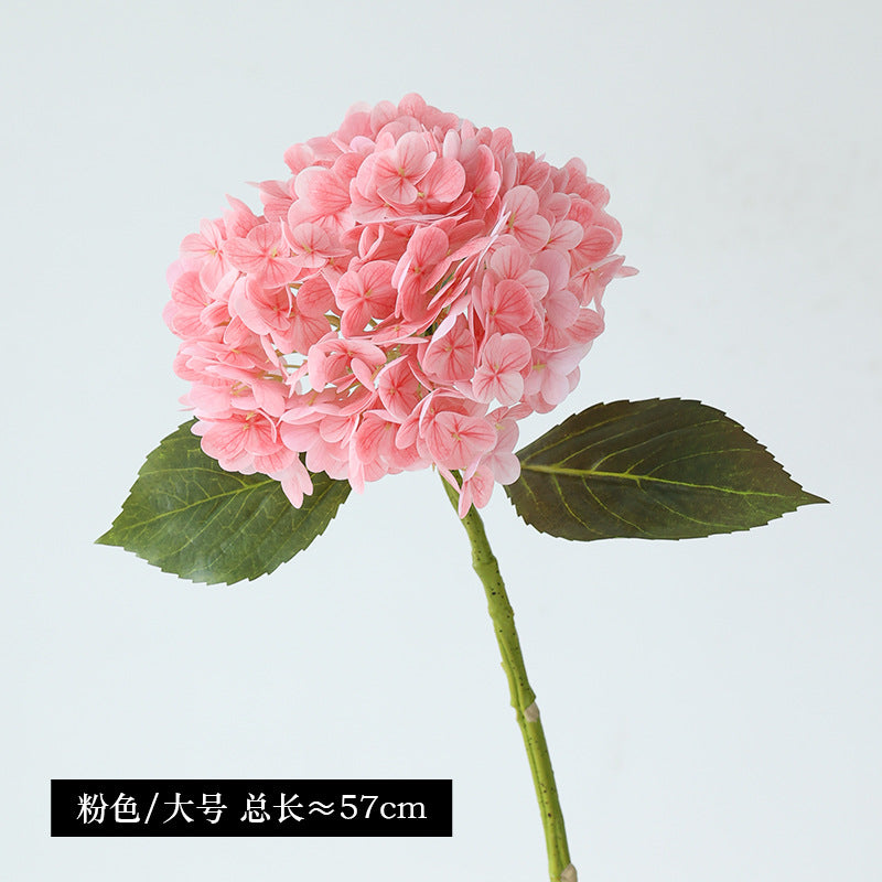 Realistic 3D Hydrating Touch Faux Hydrangea Bouquet - Perfect for Weddings & Event Decor, Lifelike Synthetic Flowers for Stunning Arrangements