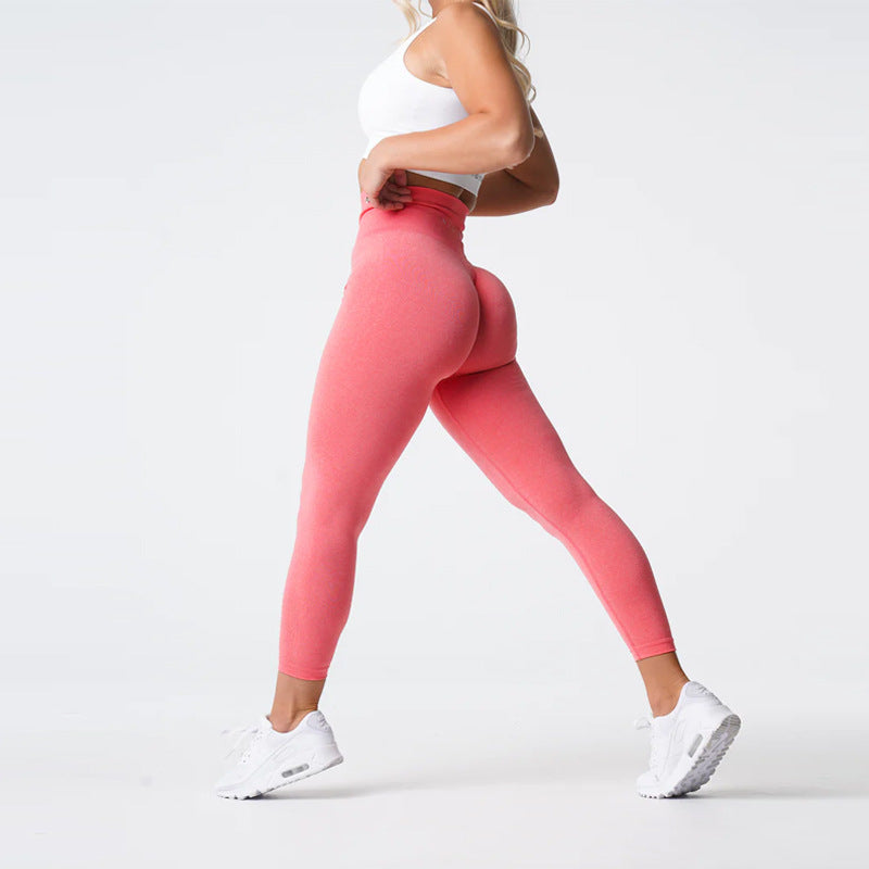 High Waisted Elastic Yoga Pants for Women Peach Butt Lifting Leggings for Fitness and Running Comfortable and Stretchy Workout Tights