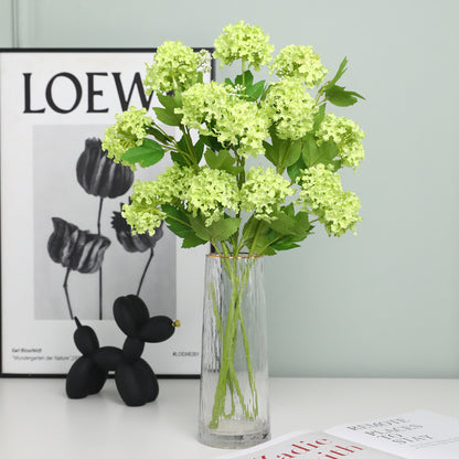 Elegant Long-Stemmed 5-Head Faux Hydrangea – Stunning Modern Home Decor Piece for Weddings and Special Occasions, Perfect for Effortless Floral Arrangements