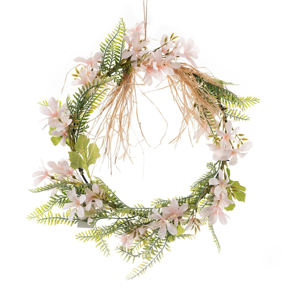 Maple Snow Cherry Blossom Floral Wall Decor - Stunning Faux Flower Arrangement for Elegant Home Decor | Wall Hanging Bouquet CF01008