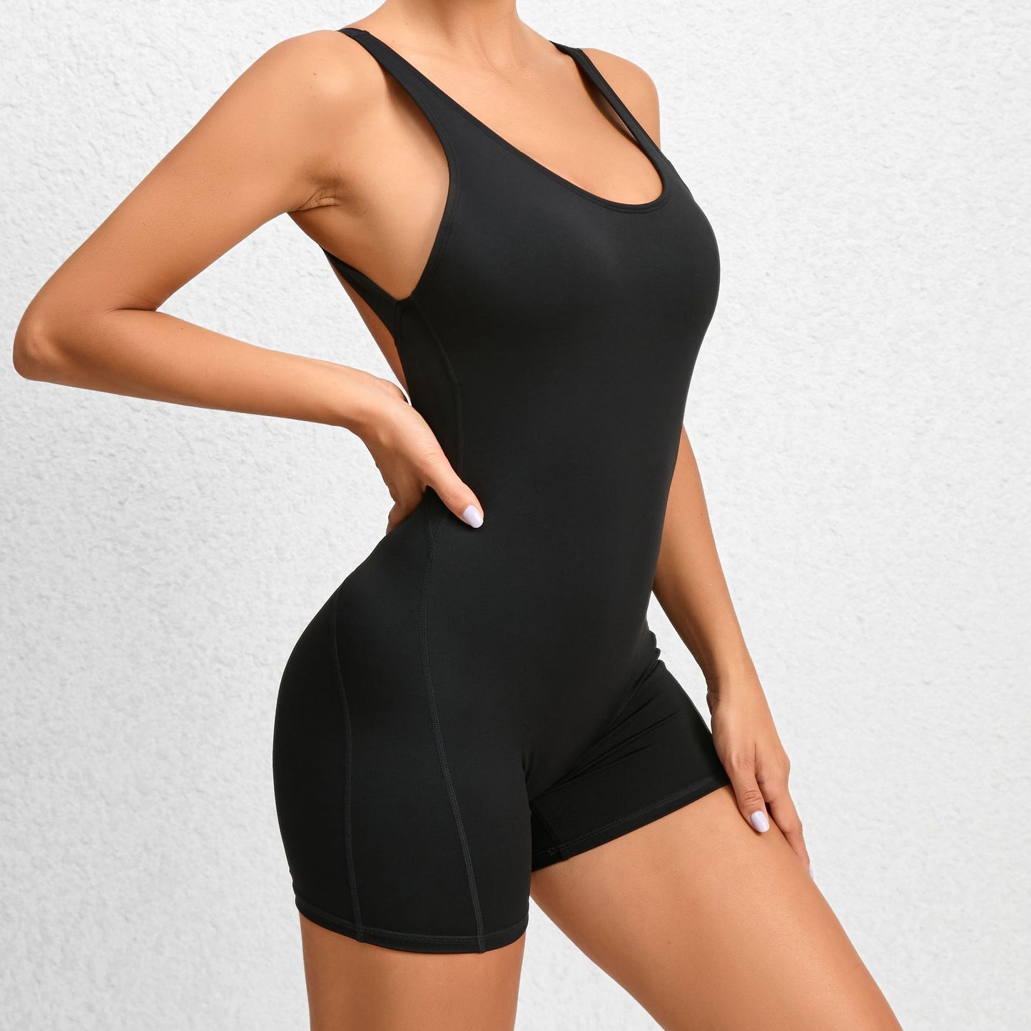 Quick Dry Women's Yoga Bodysuit High Waisted Dance Workout One Piece for Comfort and Lift