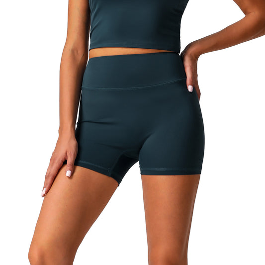 High Waisted Seamless Workout Shorts for Women Quick Dry Butt Lifting 3 Inch Athletic Shorts for Running Gym and Yoga