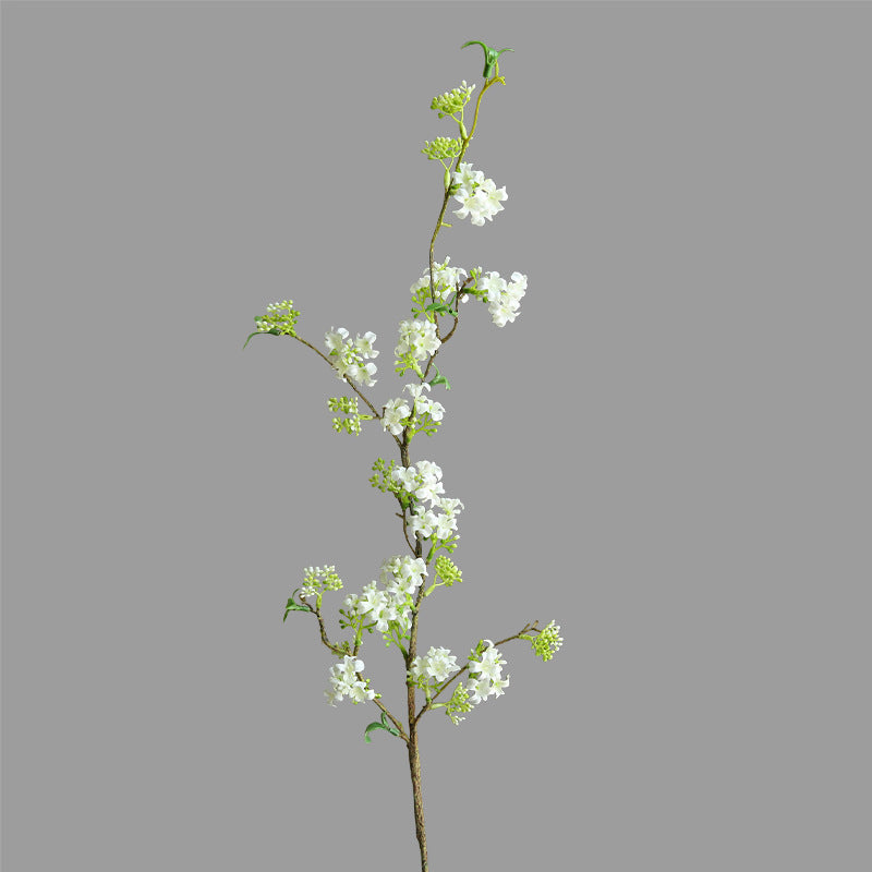 High-End Artificial Snow Willow Floral Decoration - Elegant Faux Flowers Perfect for Living Room & Dining Table Centerpieces, Ideal for Photography Props