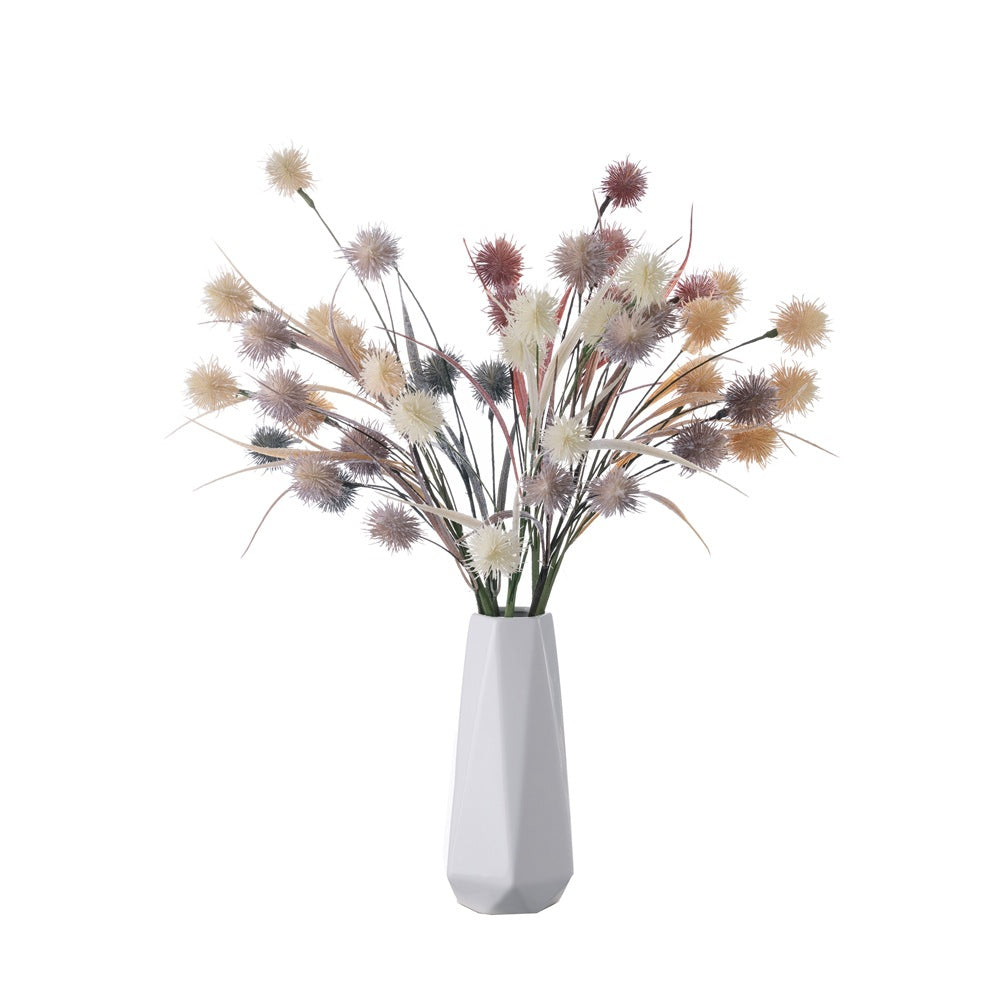 Beautiful Faux Dandelion and Rose Bouquet for Home Decor – Perfect for Weddings and Special Events – INS-Style Artificial Flowers, Wall Decor, and Handheld Bouquets (MW09107)