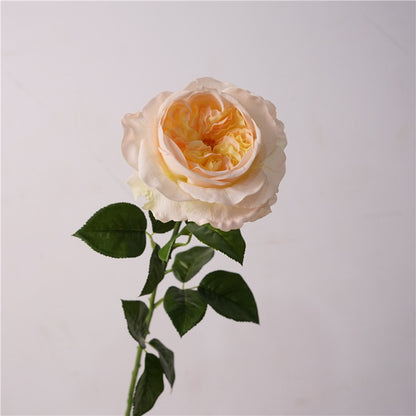 Luxurious High-Quality Rose Juliet Austin Artificial Flower Bouquet - Perfect for Home Decor, Living Room Centerpieces, and Dining Table Arrangements