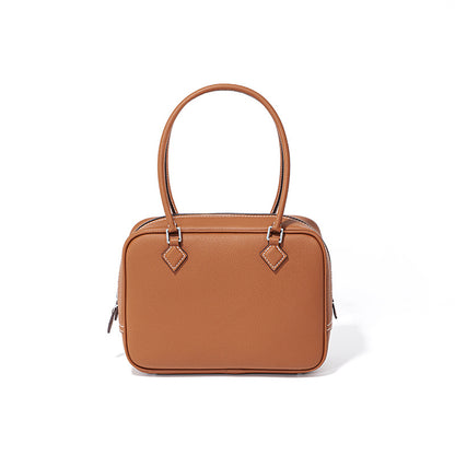 Quality Vintage Style Leather Handbag for Women Chic Retro Pillow Bag for Commuting