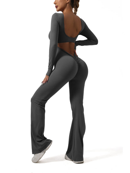 Seamless Yoga Fitness Outfit for a Peachy Butt Women s Tight Fitting Bodysuit for Pilates and Outdoor Sports