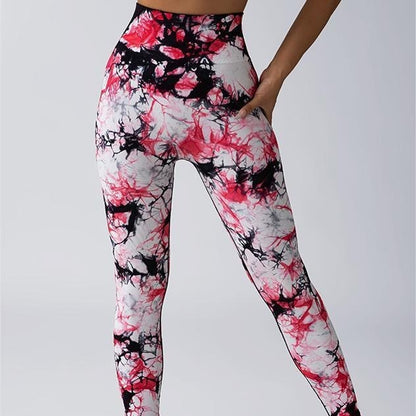 High Waisted Tie Dye Yoga Pants for Women Butt Lifting Fitness Leggings for and Performance