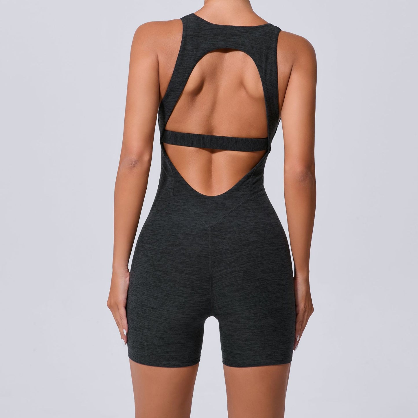 Hollow Back One Piece Yoga Jumpsuit for Women Slimming Butt Lifting Activewear for Fitness Performance