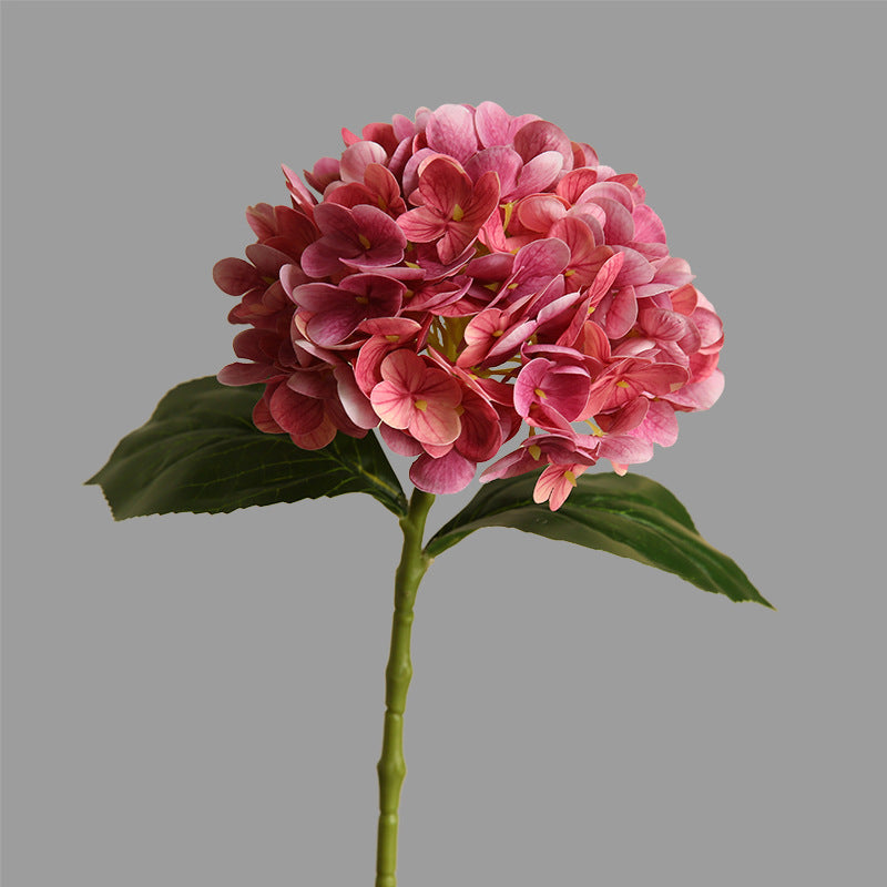 Fresh Touch Hydrangea Multi-Layered Exquisite Moisturizing Artificial Flower Arrangement for Elegant Living Room Decor