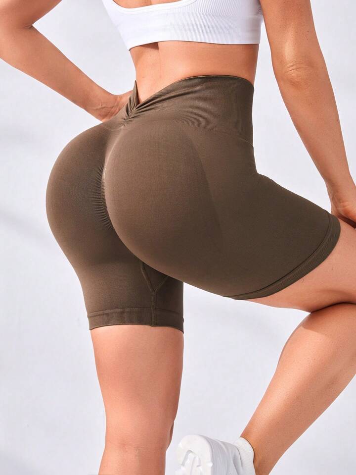 High Waisted Seamless Yoga Shorts for Women 9 Vibrant Colors Tummy Control Butt Lifting Design for Fitness and Everyday Wear