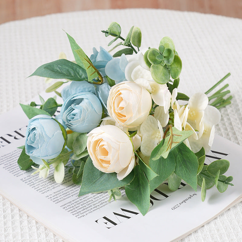 Elegant Korean Bridal Bouquet - Stunning Faux Flower Arrangement for Weddings and Home Decor - Perfect Photography Prop