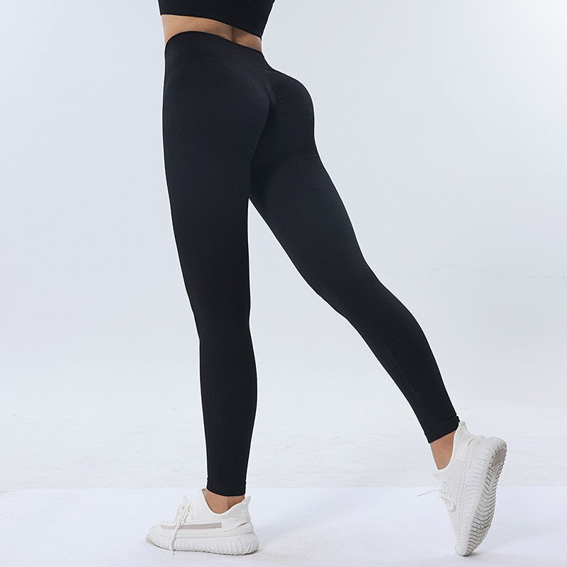 Quick Dry Seamless Yoga Set for Women Breathable Fitness Outfit with Supportive Sports Bra Peach Butt Leggings and Long Pants for Comfort and Style