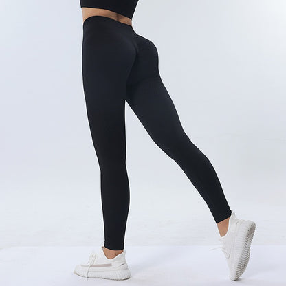 Quick Dry Seamless Yoga Set for Women Breathable Fitness Outfit with Supportive Sports Bra Peach Butt Leggings and Long Pants for Comfort and Style