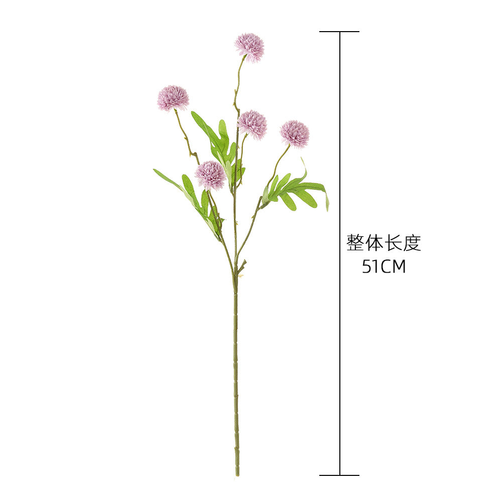 Realistic Faux Flower Dandelion Arrangement - Elegant INS Style Home Decor for Weddings and Celebrations - Model MW66787